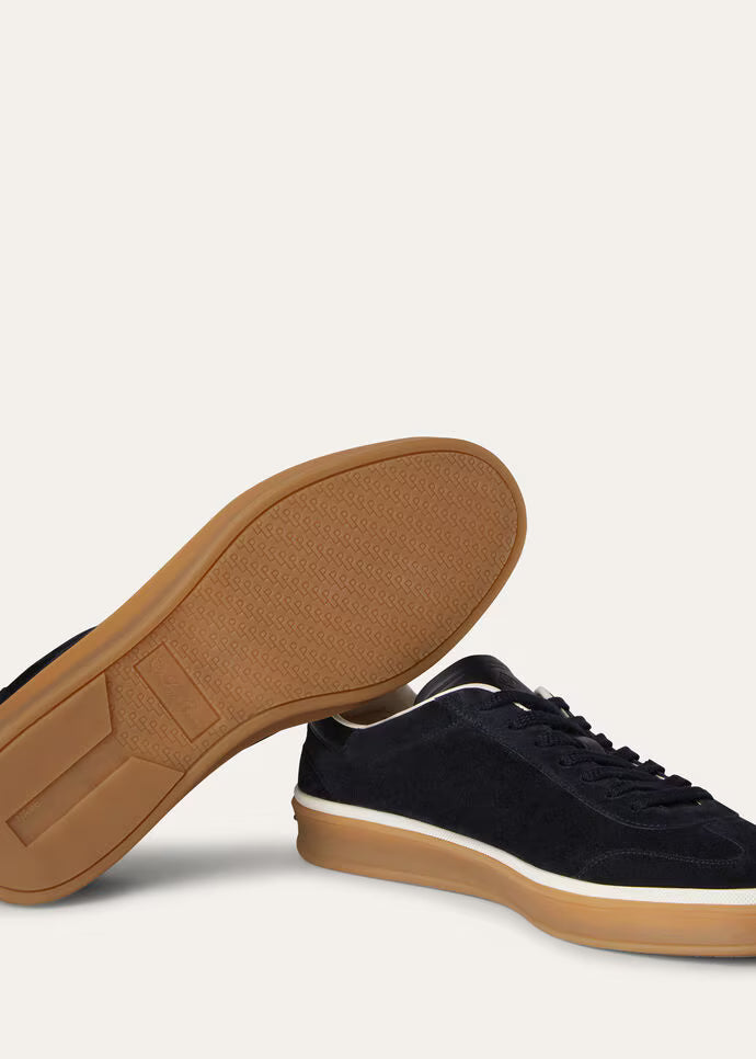 Loro Piana Suede Tennis Walk Sneaker