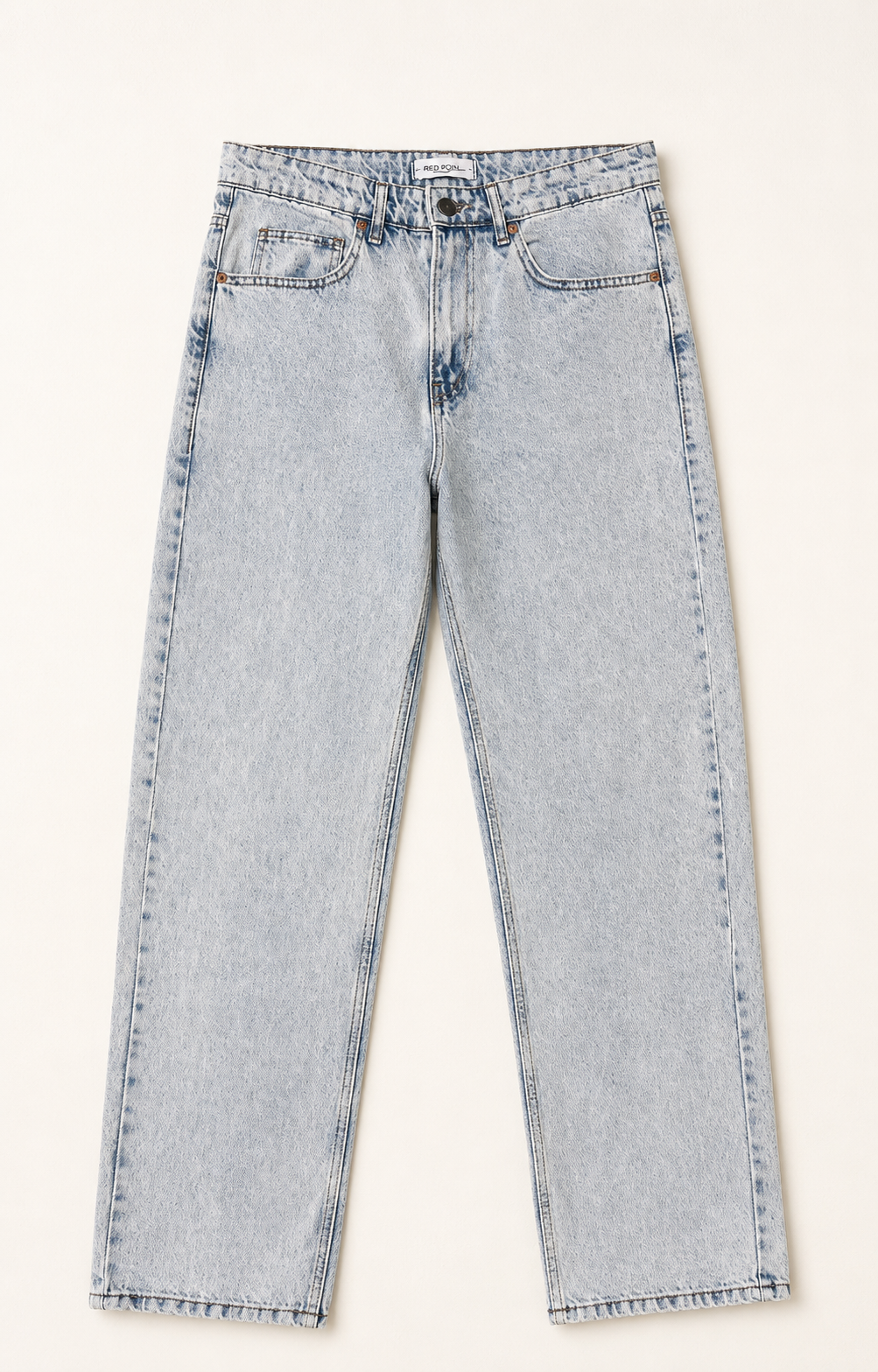 STRAIGHT-LEG JEANS