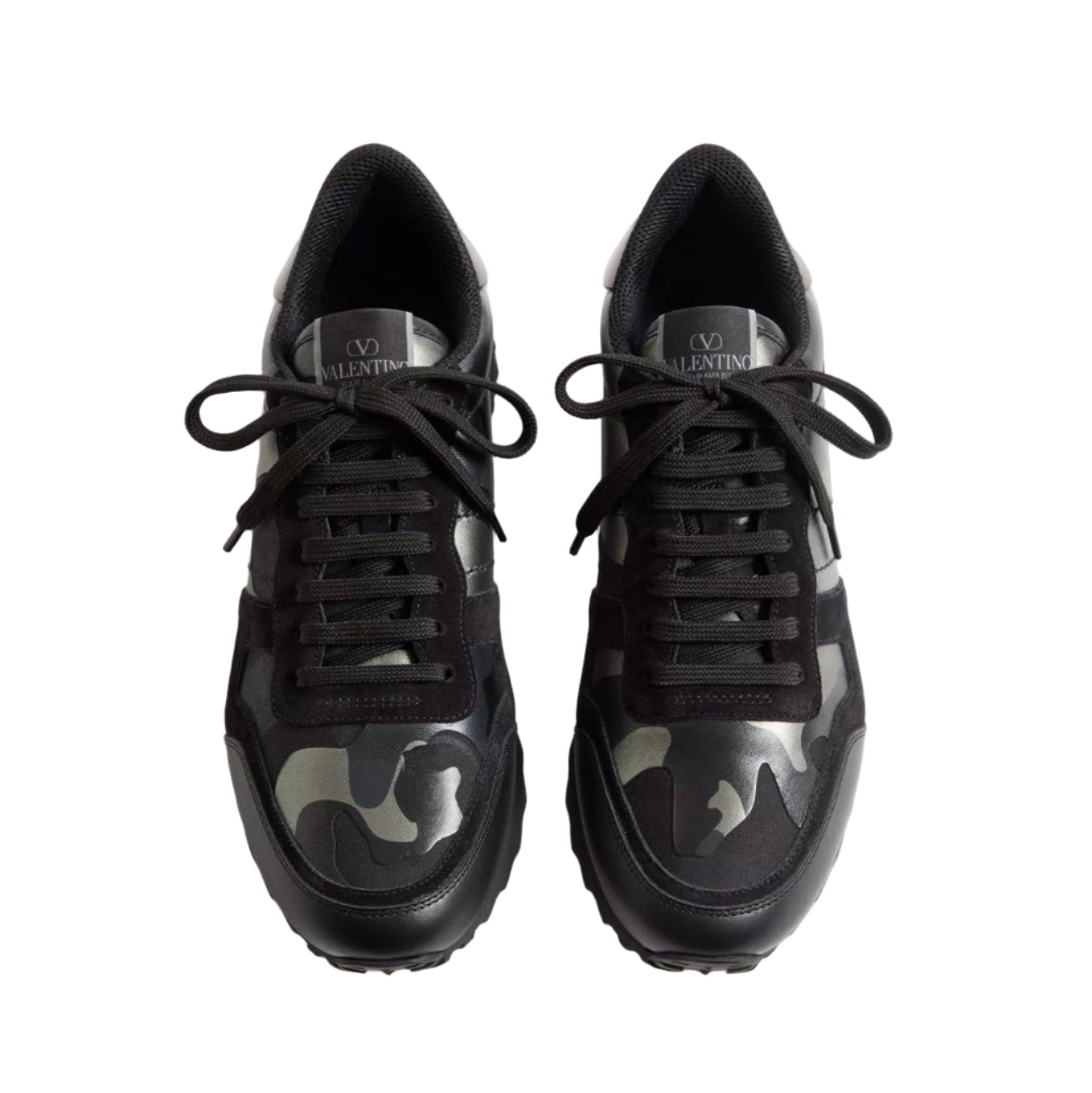 Valentino Garavani Rockrunner Camouflage Noir Sneaker
