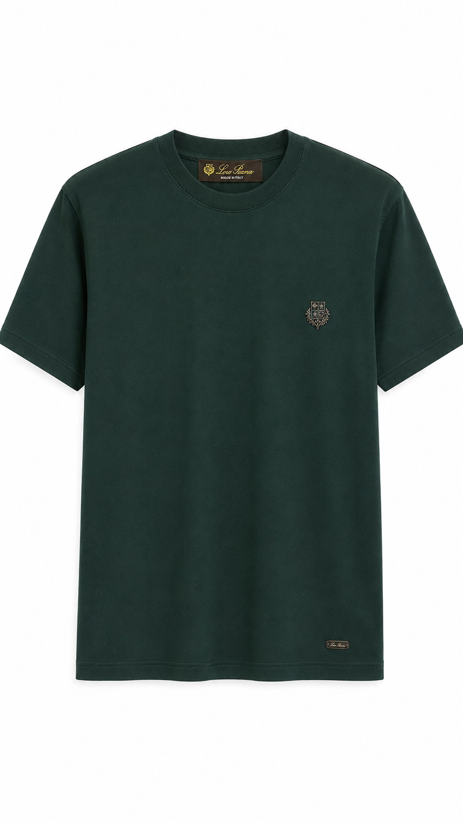 Loro Piana Crest T-Shirt – Forest Green