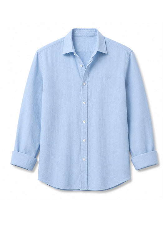 Linen Shirt Baby Blue