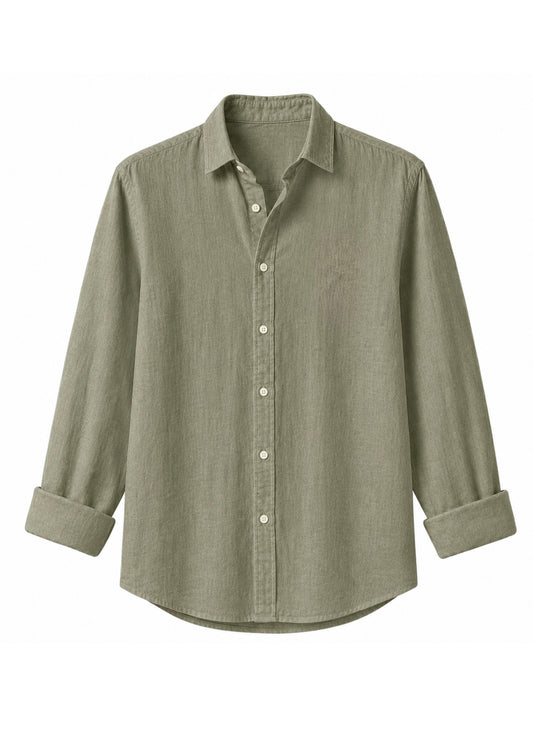 Linen Shirt Olive