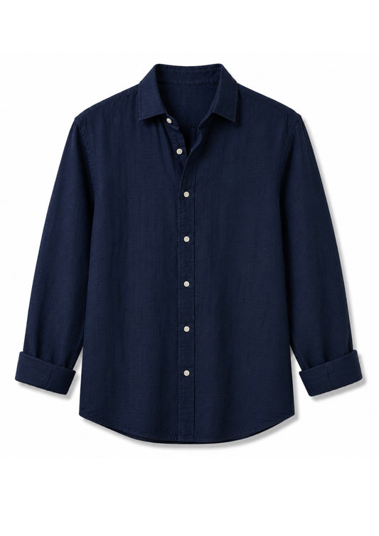 Linen Shirt Navy