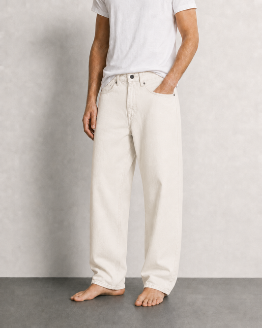 STRAIGHT-LEG JEANS