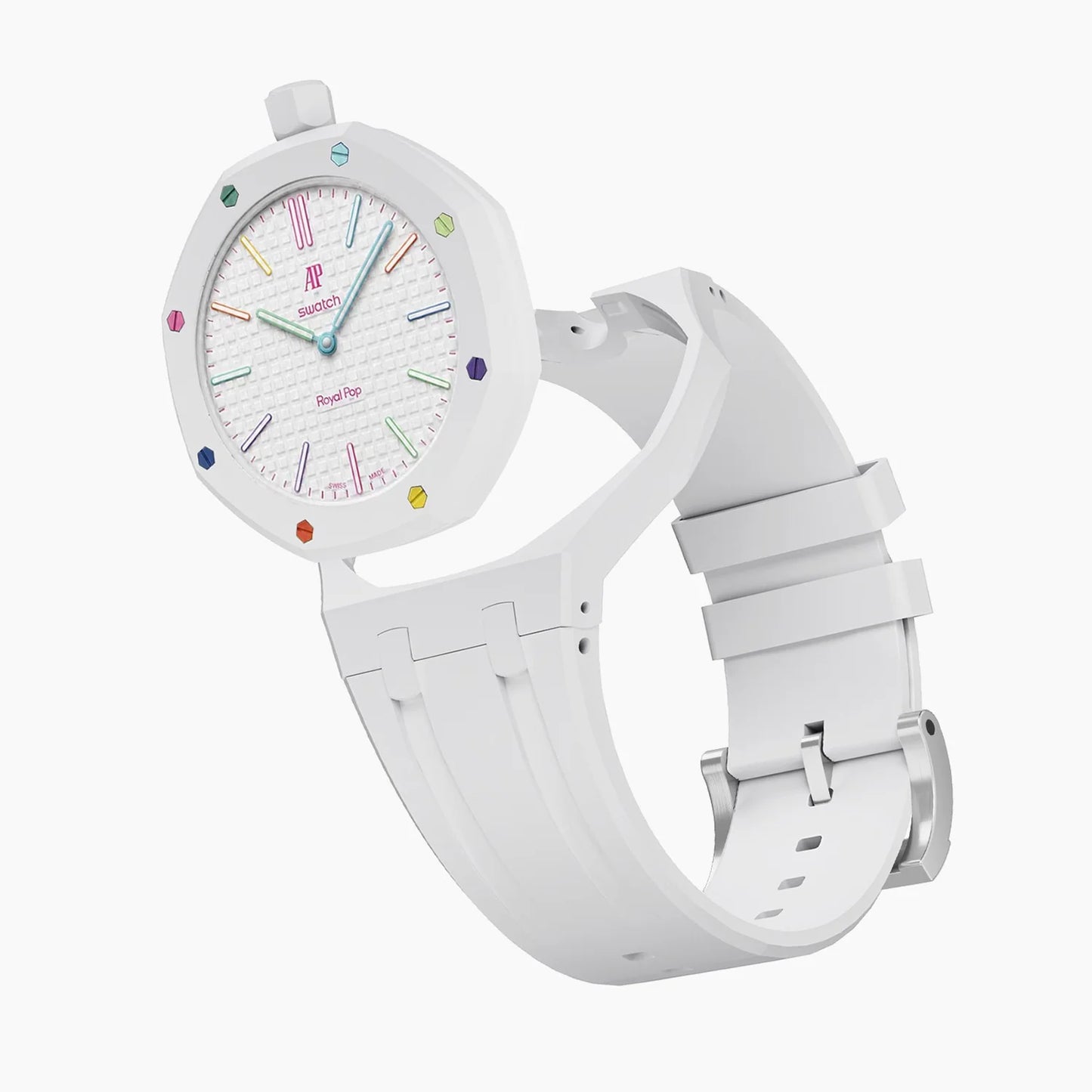 Huit Blanc Swatch X AP Royal Pop
