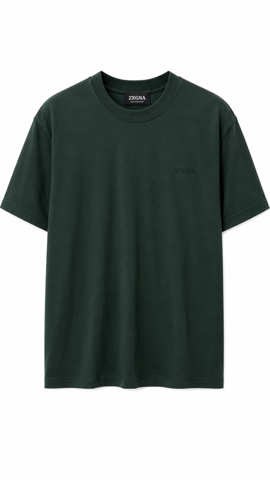 Zegna Logo Green T-Shirt