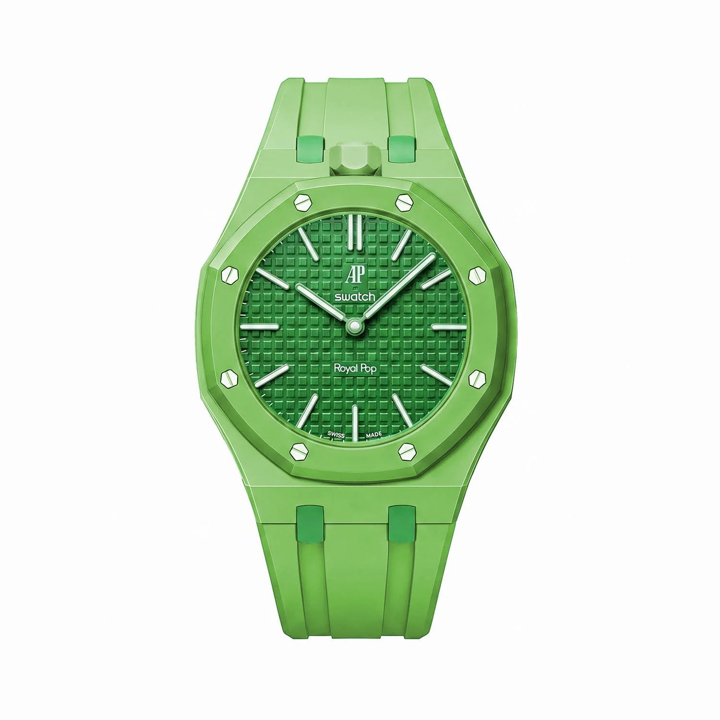 Green Eight Swatch X AP Royal Pop