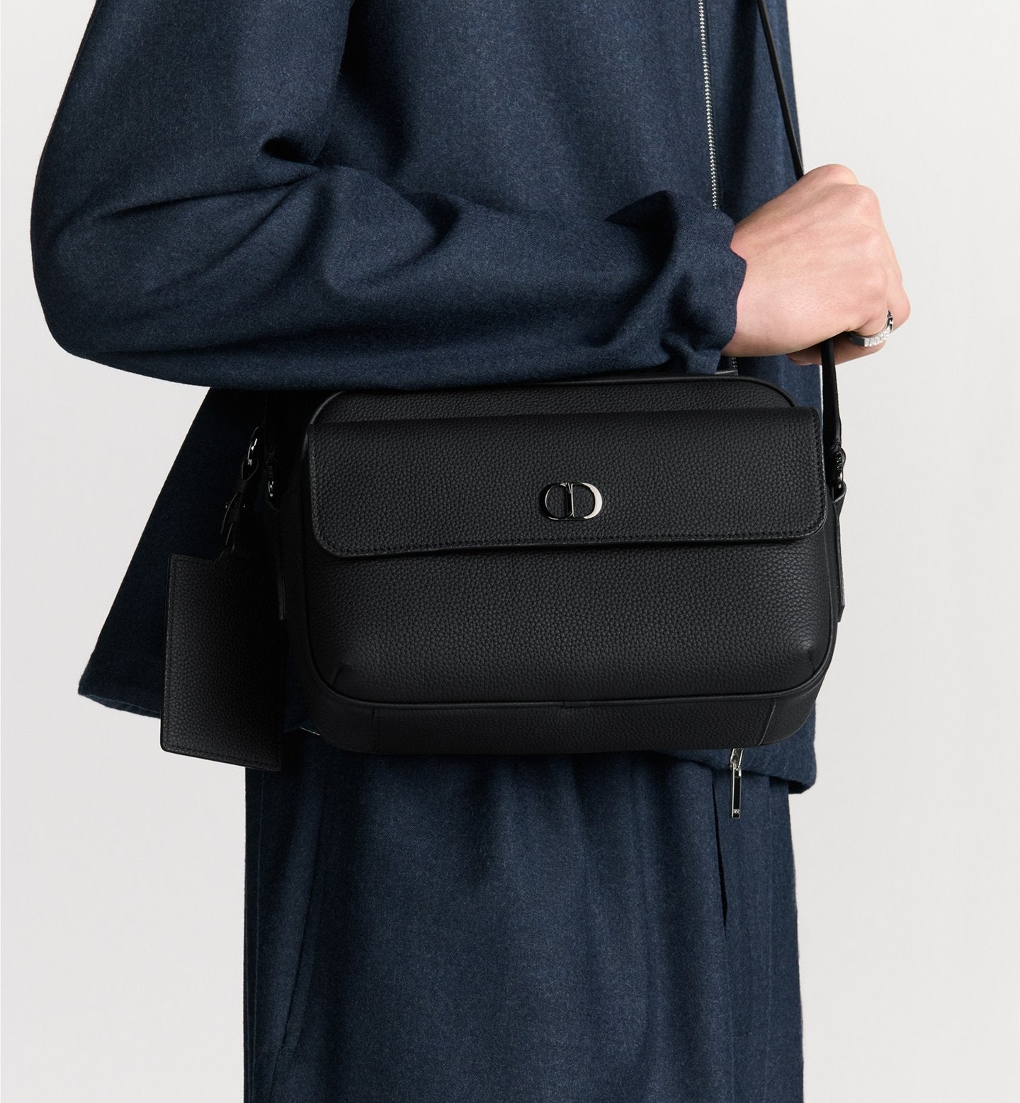 Dior CD Icon Zipped Messenger Bag