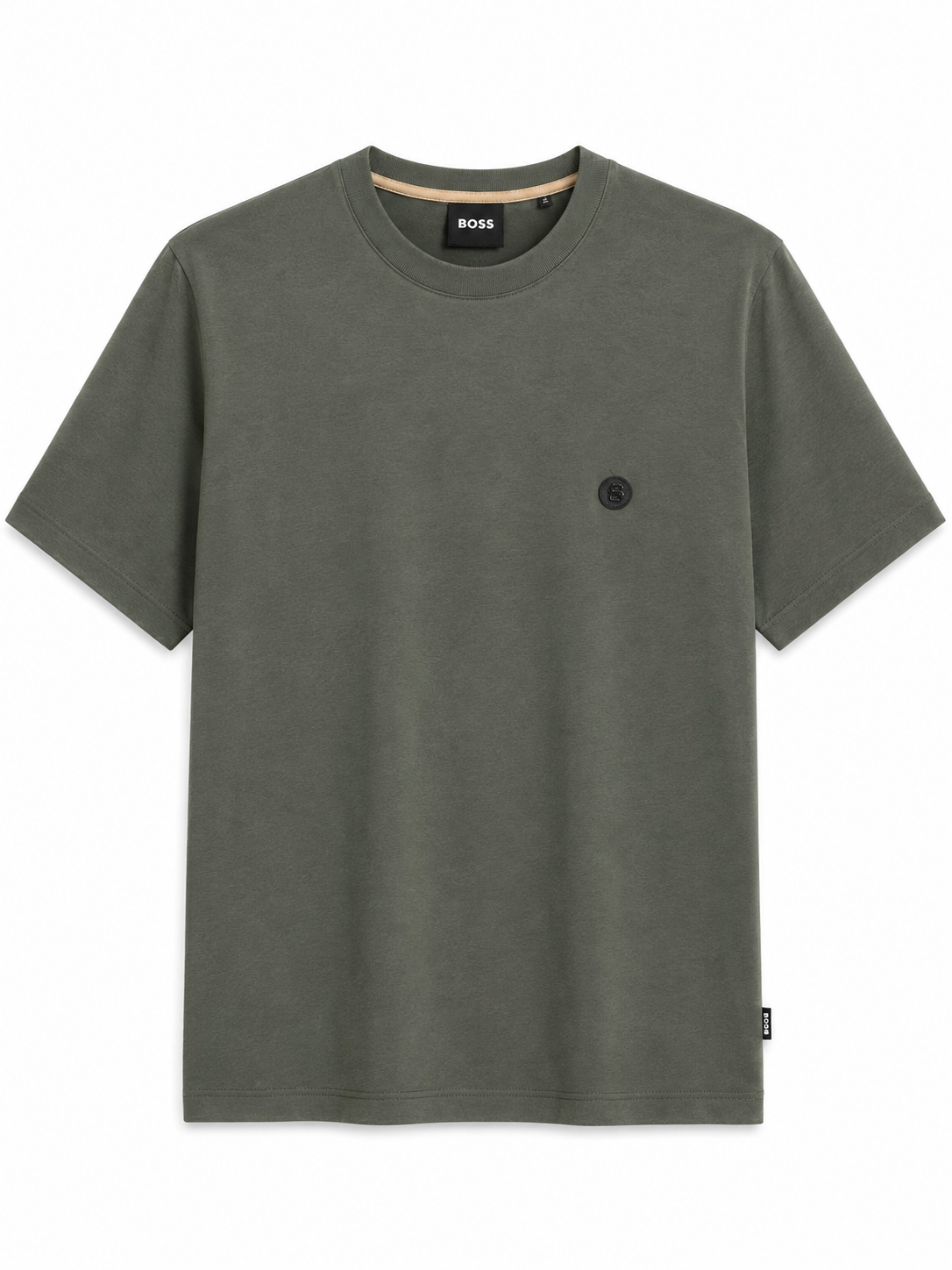 BOSS B Logo T-Shirt – Olive Green