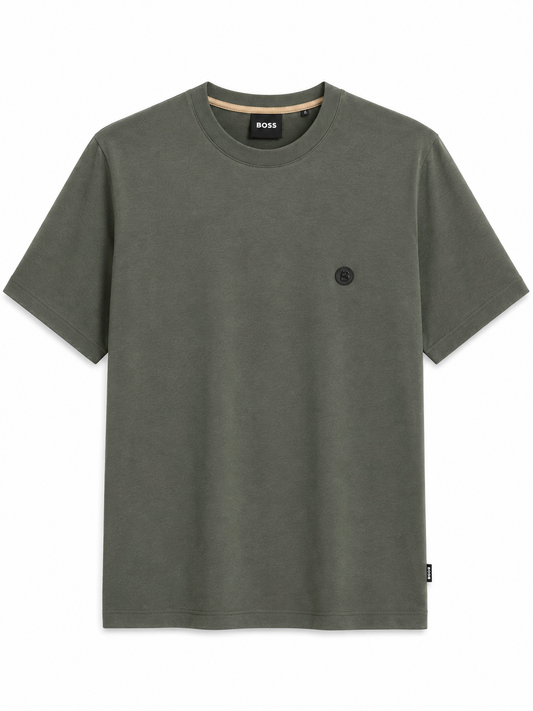 BOSS B Logo T-Shirt – Olive Green