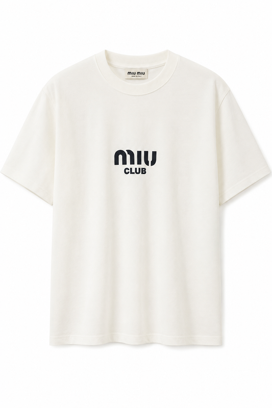 MIU MIU Club T-Shirt White
