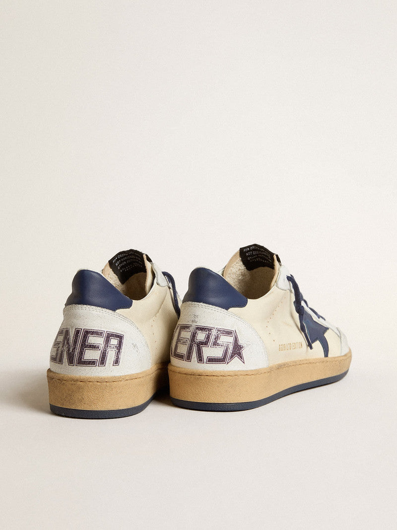Golden Goose Ball Star LTD in cream nappa