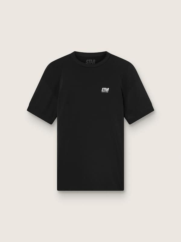 Men's  Golden Goose black T-shirt with print on the back