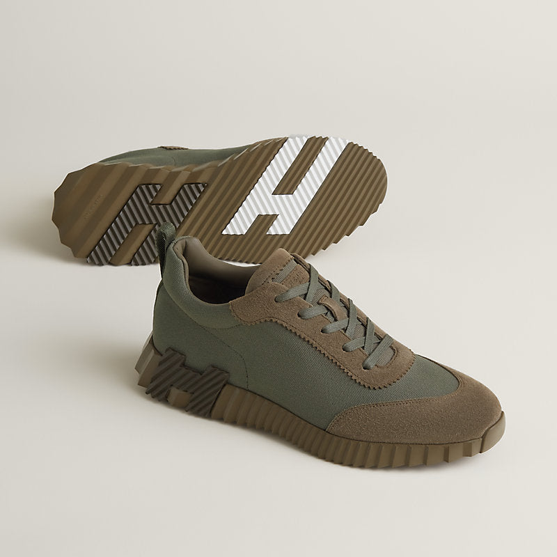 Hermes Bouncing Sneaker Olive Green