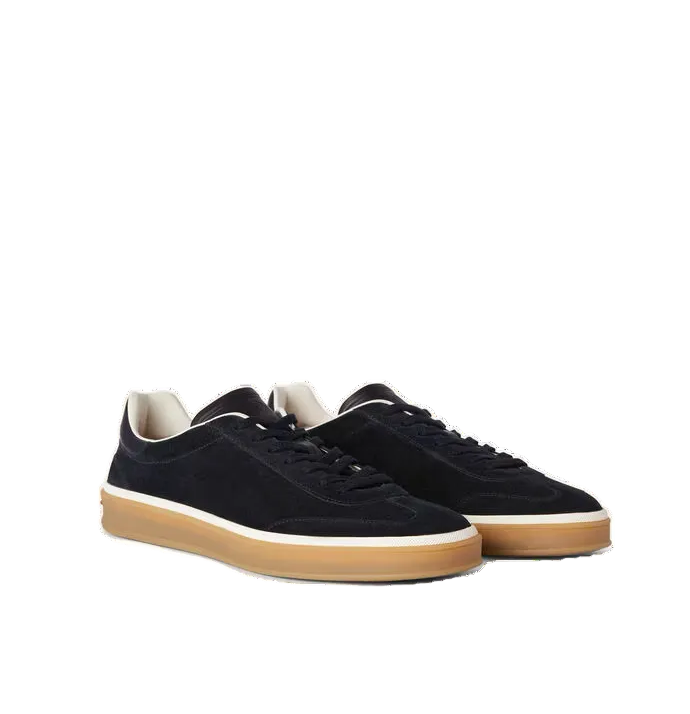 Loro Piana Suede Tennis Walk Sneaker
