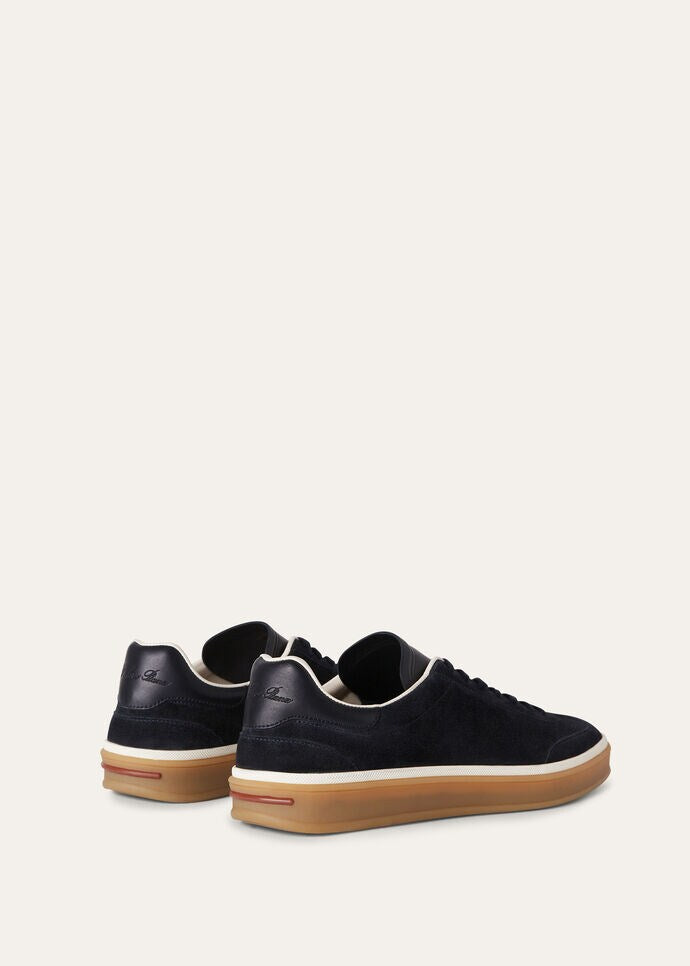 Loro Piana Suede Tennis Walk Sneaker