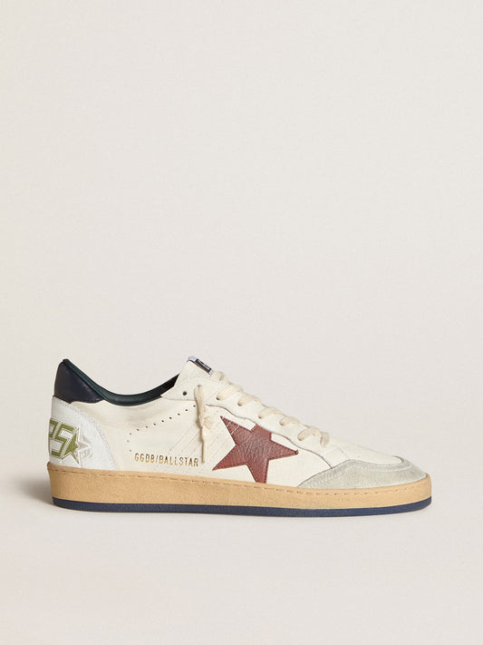 Golden Goose with brown star and nappa heel tab