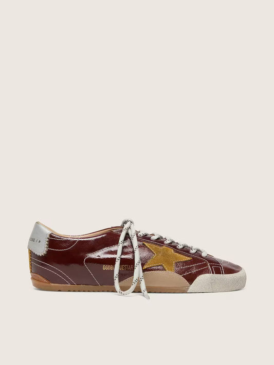 Golden Goose True Star in Burgundy