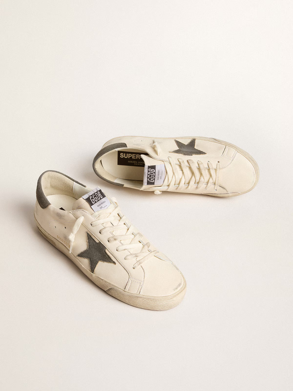 Golden Goose Super Star with grey suede star