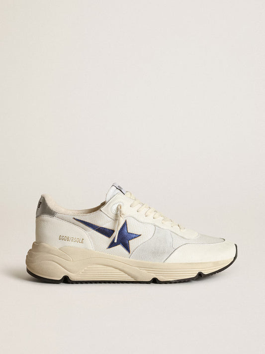 Golden Goose Running Sole in white leather