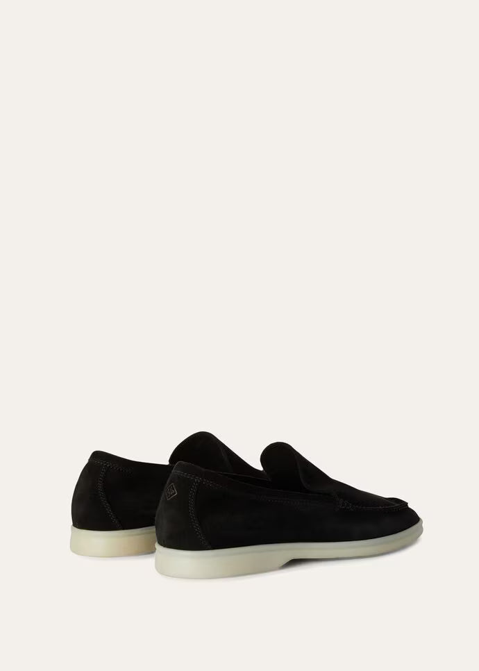 Loro Piana Summer Walk Loafer Black
