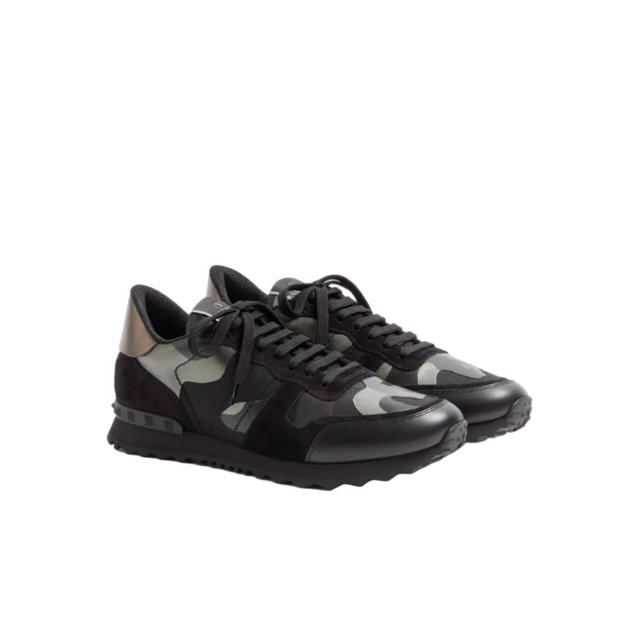 Valentino Garavani Rockrunner Camouflage Noir Sneaker